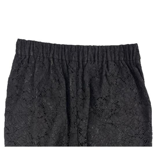 J. Crew Easy Pant in Black Lace Size 2 Classic Preppy Career - Picture 7 of 8